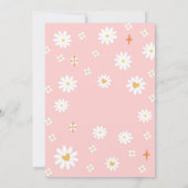 グルービー デイジー 3歳の誕生日招待状 招待状 (裏面)