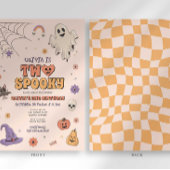 グルービー・トゥー・スプーキー・ハロウィン・セカンドバースデー 招待状