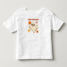 グルービー・トゥー・スプーキー・バースデー・キッズ・ゴースト・トドラー トドラーTシャツ