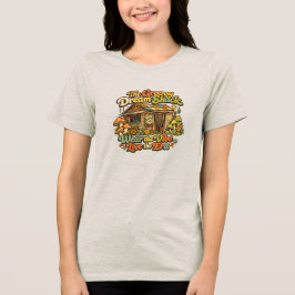グルービー・ドリーム・シャック:Bella+CanvasトリブレンドTシャツ トライブレンドTシャツ