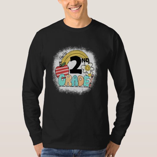 グルービー ハロー 2年生 担任の先生 生徒 背面 Tシャツ (正面)