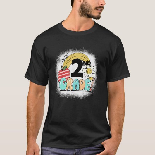 グルービー ハロー 2年生 担任の先生 生徒 背面 Tシャツ (正面)