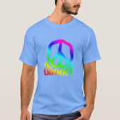 グルービー ヒッピー 60年代 70年代 80年代 ギフト Tシャツ (正面)