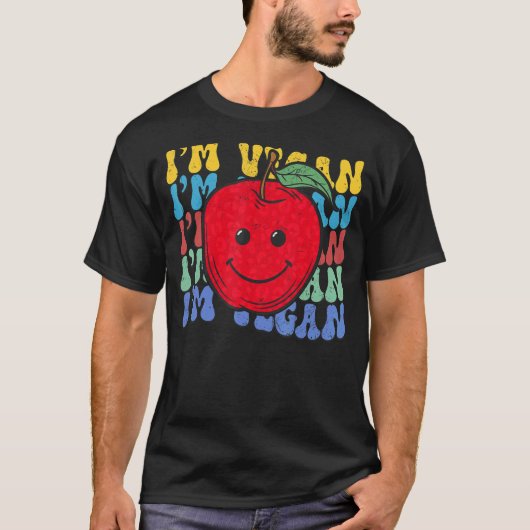 グルービー ビーガン ワールドベジタリアンデー 野菜 Tシャツ (正面)
