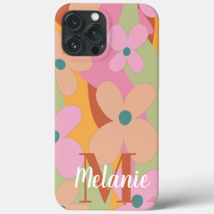 グルービー フラワー カラフル パターン 名前 iPhone 13 PRO MAXケース