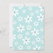 グルービー ベイビー ボホ アーチ ベイビー シャワーの招待状 招待状 (裏面)