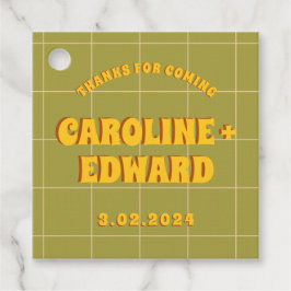 グルービー ボールド グリーン イエロー レッド ファンキー フェイバータグ