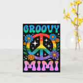 グルービー ミミ フラワル 最高に面白い 母の日 お母さん 女性 カード (黄色い花)