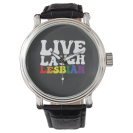 グルービー ライブ ラフ レズビアン LGBTプライド 腕時計