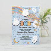 グルービー リトル ブー ベイビー シャワー 招待状 (スタンド正面)