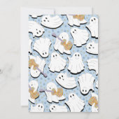 グルービー リトル ブー ベイビー シャワー 招待状 (裏面)