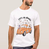 グルービー・レッツゴー・グールズ - ハロウィン Tシャツ (正面)