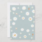 グルービー レトロ ダイジー 誕生日 招待状 (裏面)