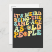 グルービー 同じ年なのにジジイと呼ばれるのが気持ち悪い インビテーションポストカード (正面/裏面)