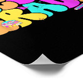 グルービー 2年生 入学準備 鉛筆 花柄 ポスター (角)