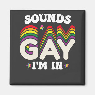 グルービーLGBTプライド・サウンド ゲイだもん私も マグネット