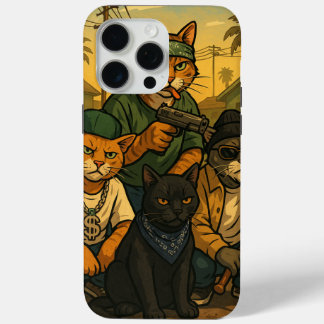 グルーブストリートの猫ギャング iPhone 15 PRO MAXケース