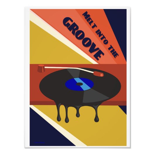 グルーブポスターに溶け込む フォトプリント            (正面)