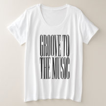 グルーブ・トゥ・ザ・ミュージック ミニマリストダンスTシャツ