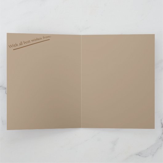 グループおめでとう、スカスタムクロールフレーム内の写真大 カード (内部)