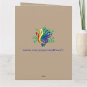 グループおめでとう、スカスタムクロールフレーム内の写真大 カード (裏面)