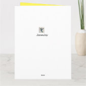 グループおもしろいの不機嫌な女の子からの大きな誕生日 カード (裏面)