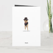 グループからのおもしろいでクールな犬か実験室 カード (裏面)