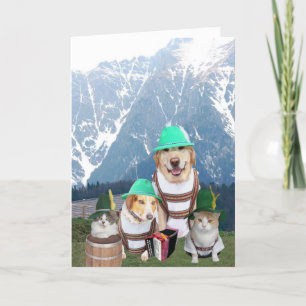 グループからのだれでものためのカスタマイズ可能なドイツの誕生日 カード