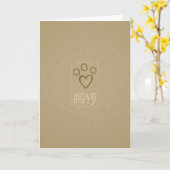 グループからのペットロス悔やみや弔慰 カード (黄色い花)