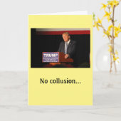 グループからの"共謀無し"のバースデー・カード カード (黄色い花)