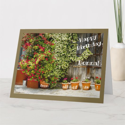 グループからカスタマイズカードのパーソナライズ/オーバーサイズ設定 カード (正面)