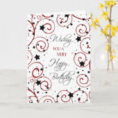 グループからスターズビジネス誕生日カード カード (黄色い花)