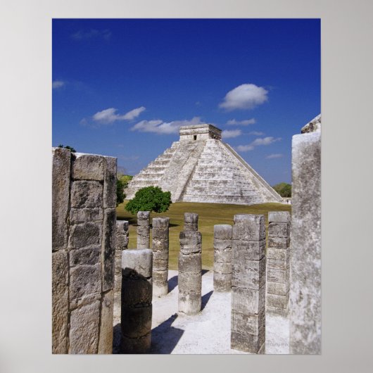 グループから見たククルカンピラミッド ポスター (正面)