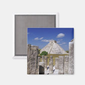 グループから見たククルカンピラミッド マグネット (正面/裏面)