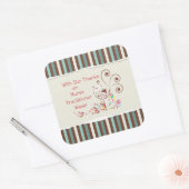 グループから，幸せなナースの開業医の週 スクエアシール (封筒)