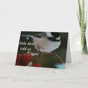 グループが鳥を誕生日願い カード
