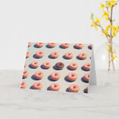 グループのドーナツ カード (黄色い花)