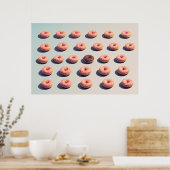 グループのドーナツ ポスター (キッチン)