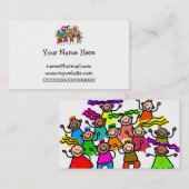 グループの写真 名刺 (正面/裏面)