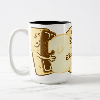 グループの抱擁 ツートーンマグカップ