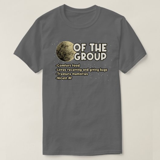 グループの月 Tシャツ (デザイン正面)