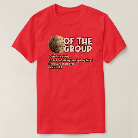 グループの月 Tシャツ (デザイン正面)