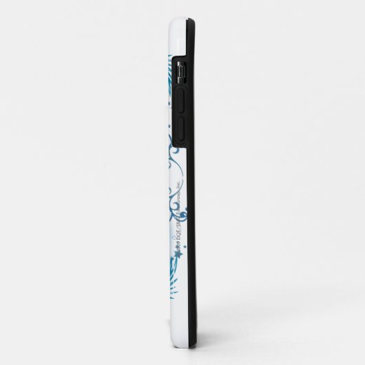 グループの青いヤシの木のグラフィック Case-Mate iPhoneケース (裏面/左)