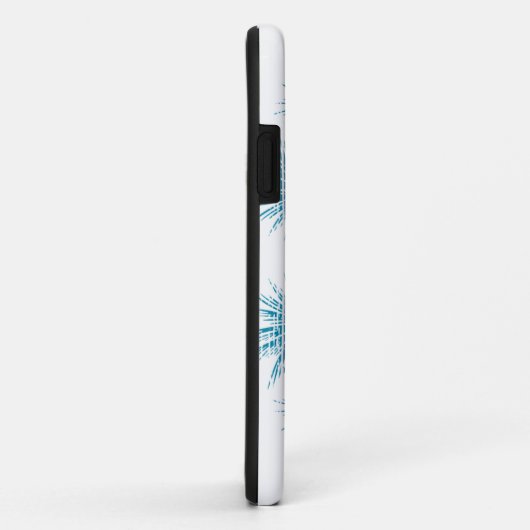 グループの青いヤシの木のグラフィック Case-Mate iPhoneケース (裏面/右)