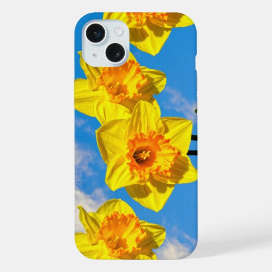グループのDaffodils金ゴールドメダルフラワーフォンケース iPhoneケース (裏面)