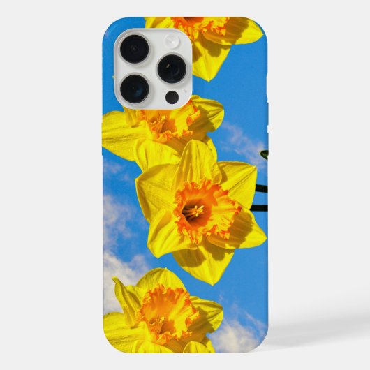 グループのDaffodils金ゴールドメダルフラワーフォンケース iPhoneケース (裏面)