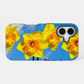 グループのDaffodils金ゴールドメダルフラワーフォンケース iPhone 16ケース (裏面横)