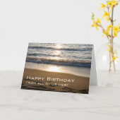 グループカードからのWavesビジネスハッピーバースデー カード (黄色い花)