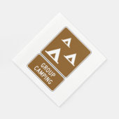 グループキャンピングサイン スタンダードランチョンナプキン (角)