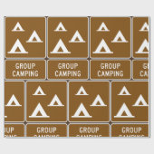 グループキャンピングサイン ラッピングペーパー (フラット)